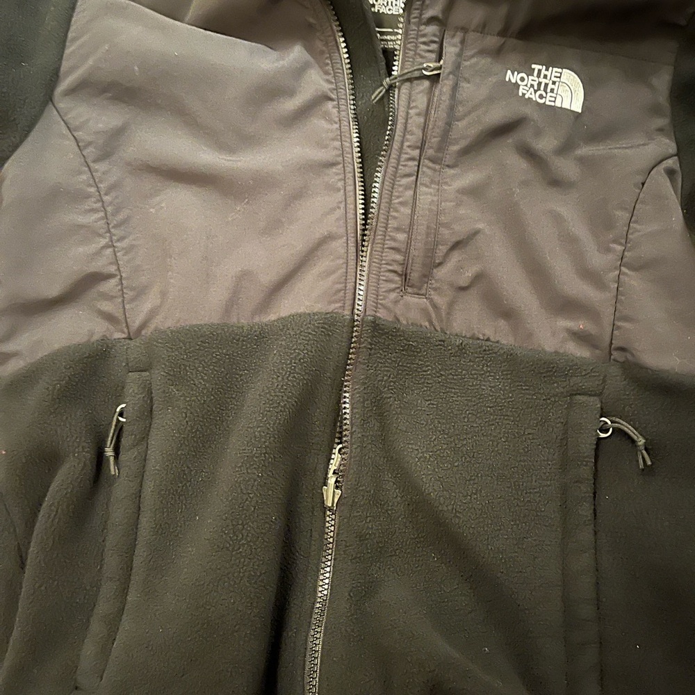 The North Face Woman’s Denali Fleece Hoodie Black Performance Jacket Size M - Picture 5 of 12